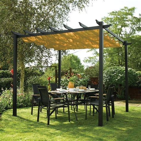 over 96 in high metal fabric pergola|Top 6 Outdoor Pergolas .